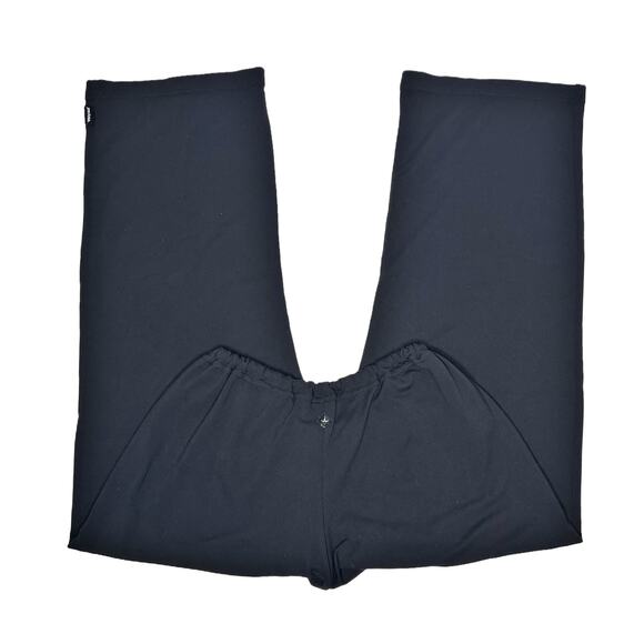 prAna Cropped Yoga Pants Womens Small Black Supplex Relaxed Fit USA Made - Picture 4 of 8